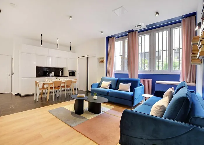 Modern Apartment - 1Br-6P - Ac - Marais